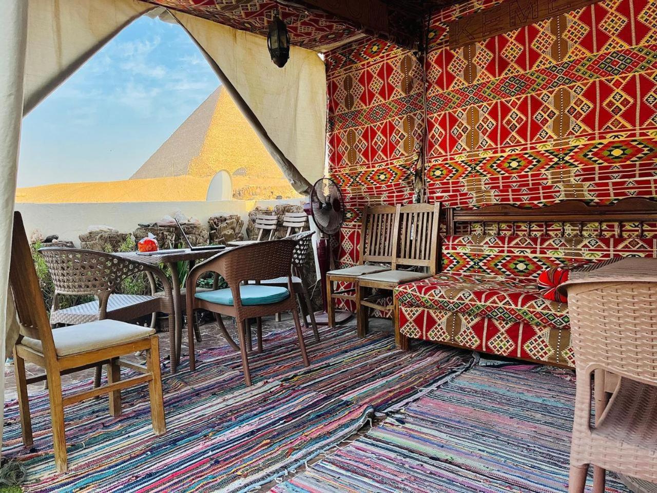 Kemet Pyramids Room View Kairo Bagian luar foto