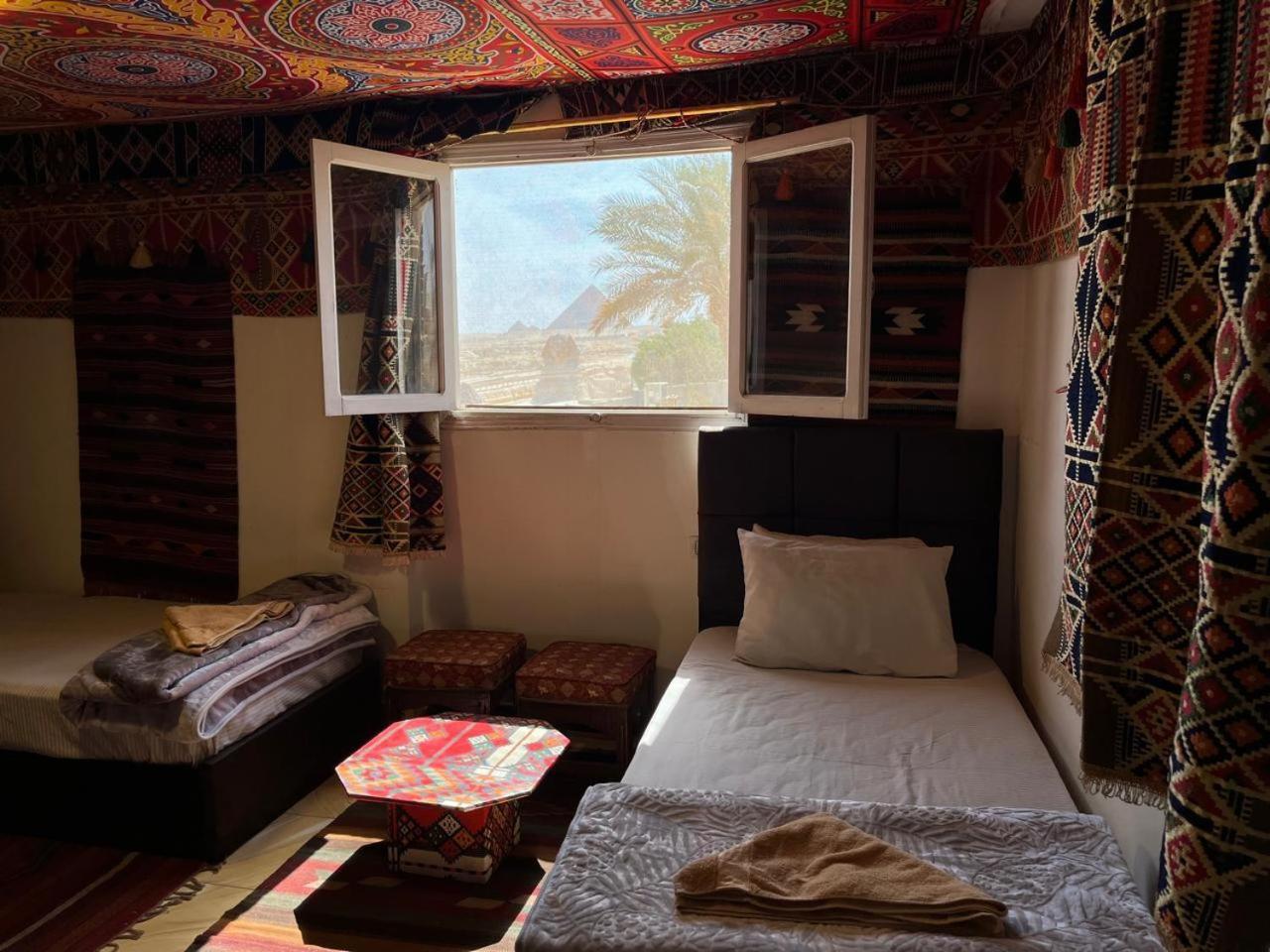 Kemet Pyramids Room View Kairo Bagian luar foto