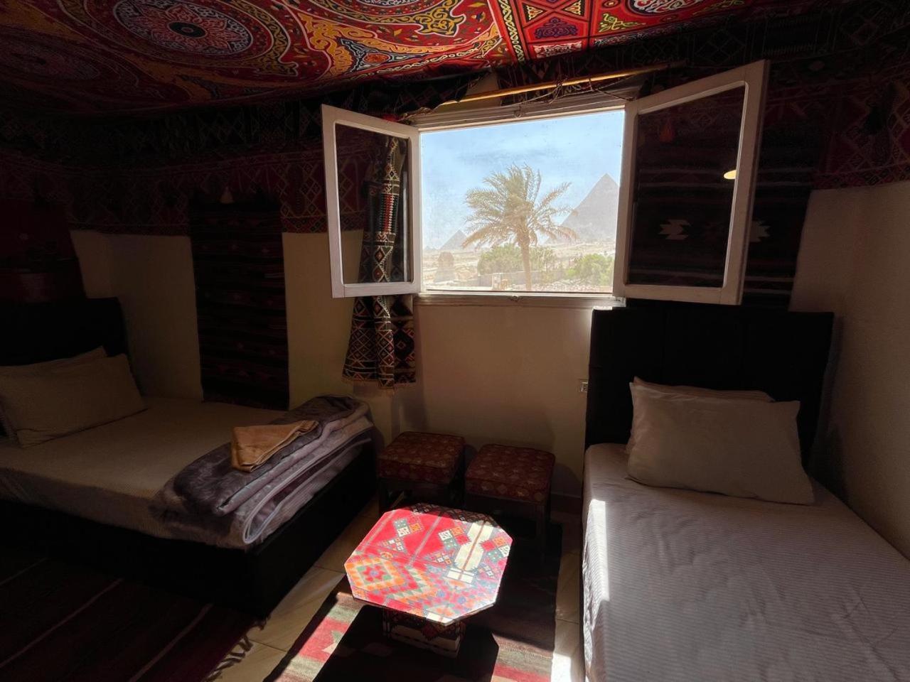Kemet Pyramids Room View Kairo Bagian luar foto