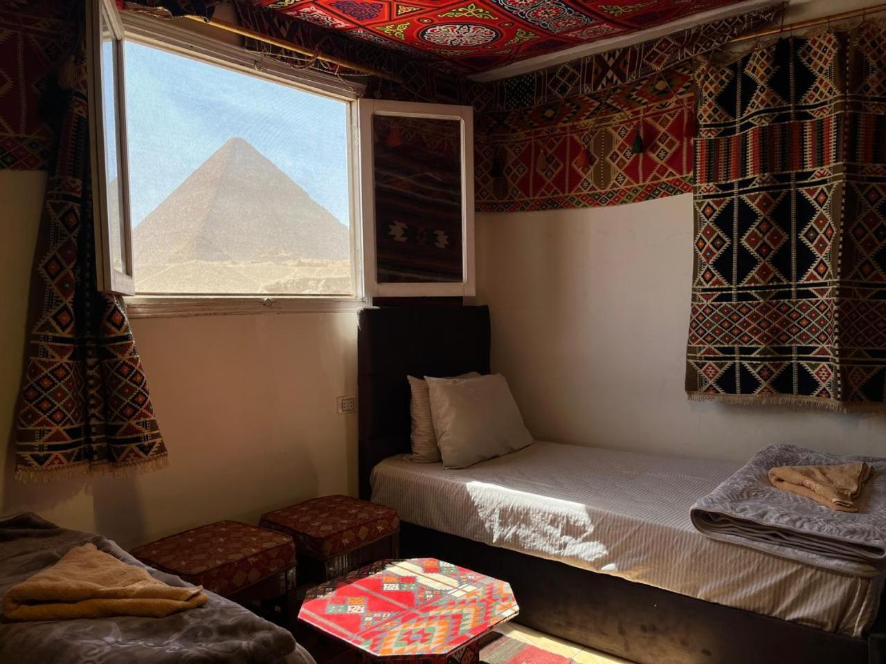 Kemet Pyramids Room View Kairo Bagian luar foto