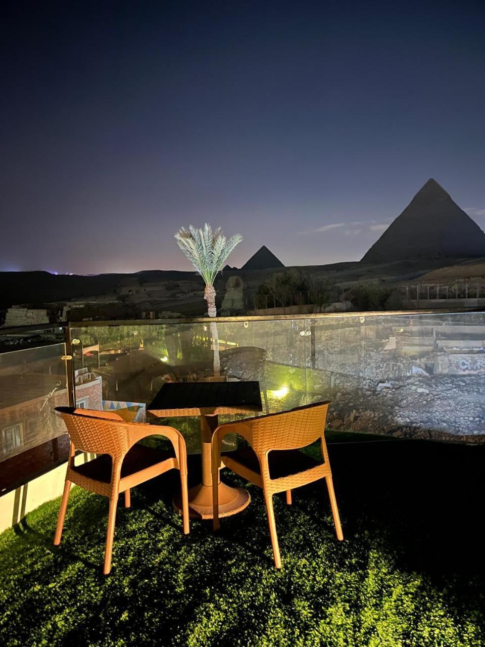 Kemet Pyramids Room View Kairo Bagian luar foto