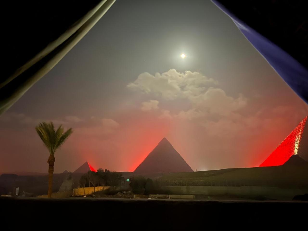 Kemet Pyramids Room View Kairo Bagian luar foto