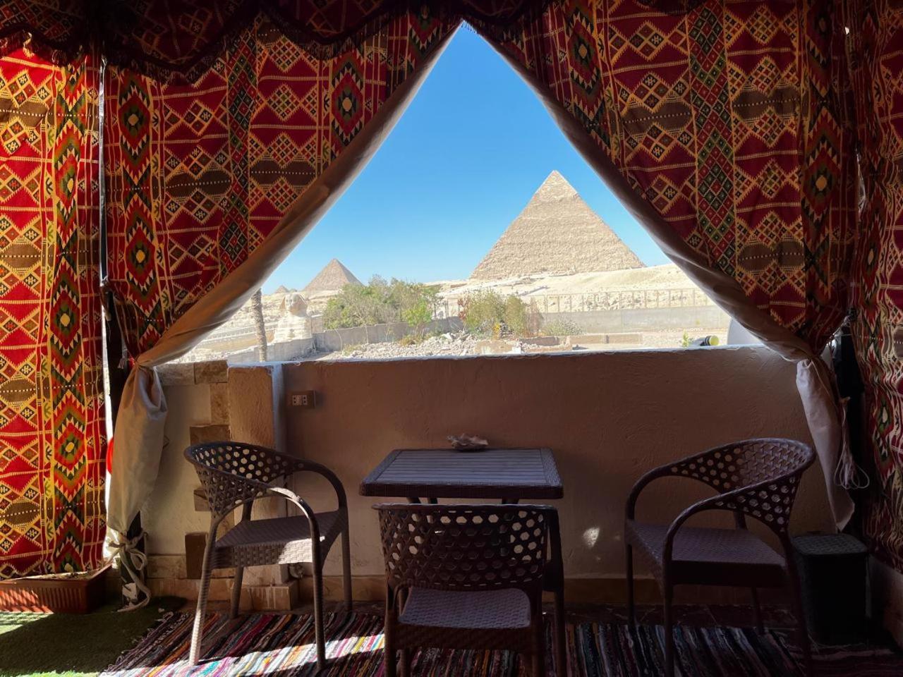 Kemet Pyramids Room View Kairo Bagian luar foto