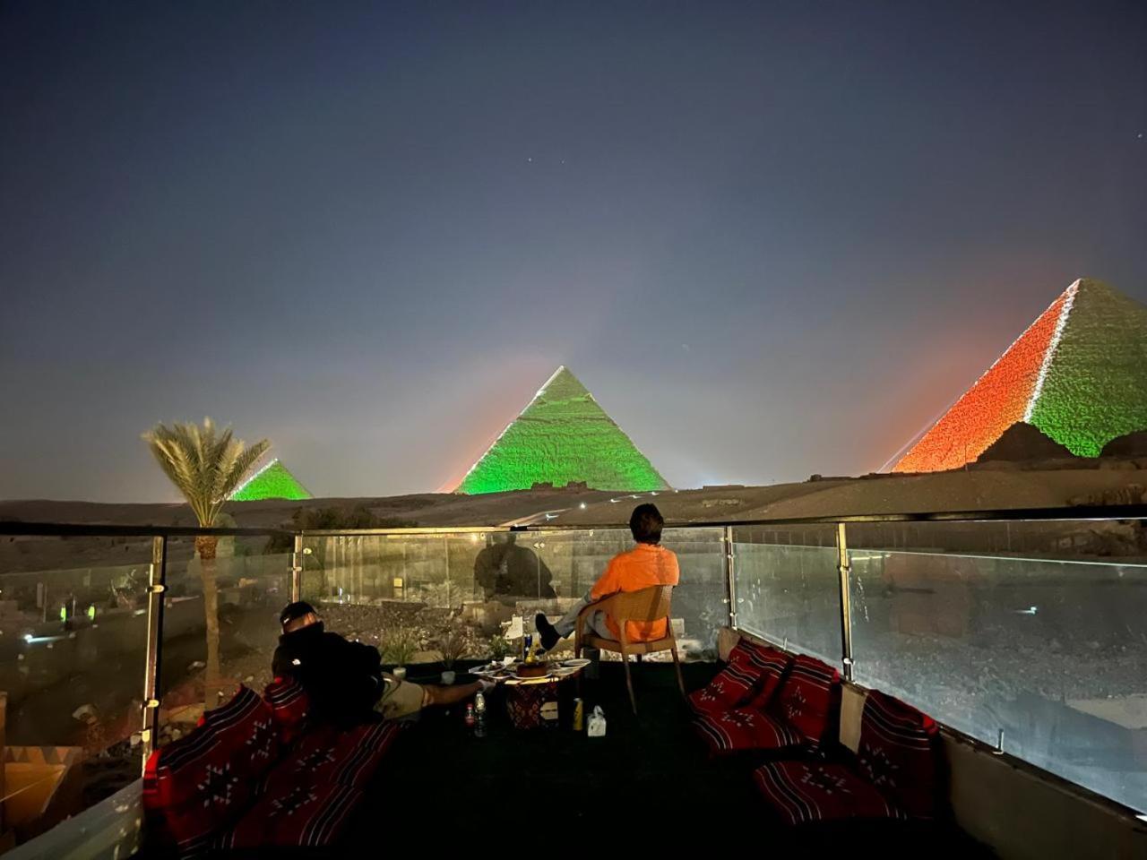 Kemet Pyramids Room View Kairo Bagian luar foto