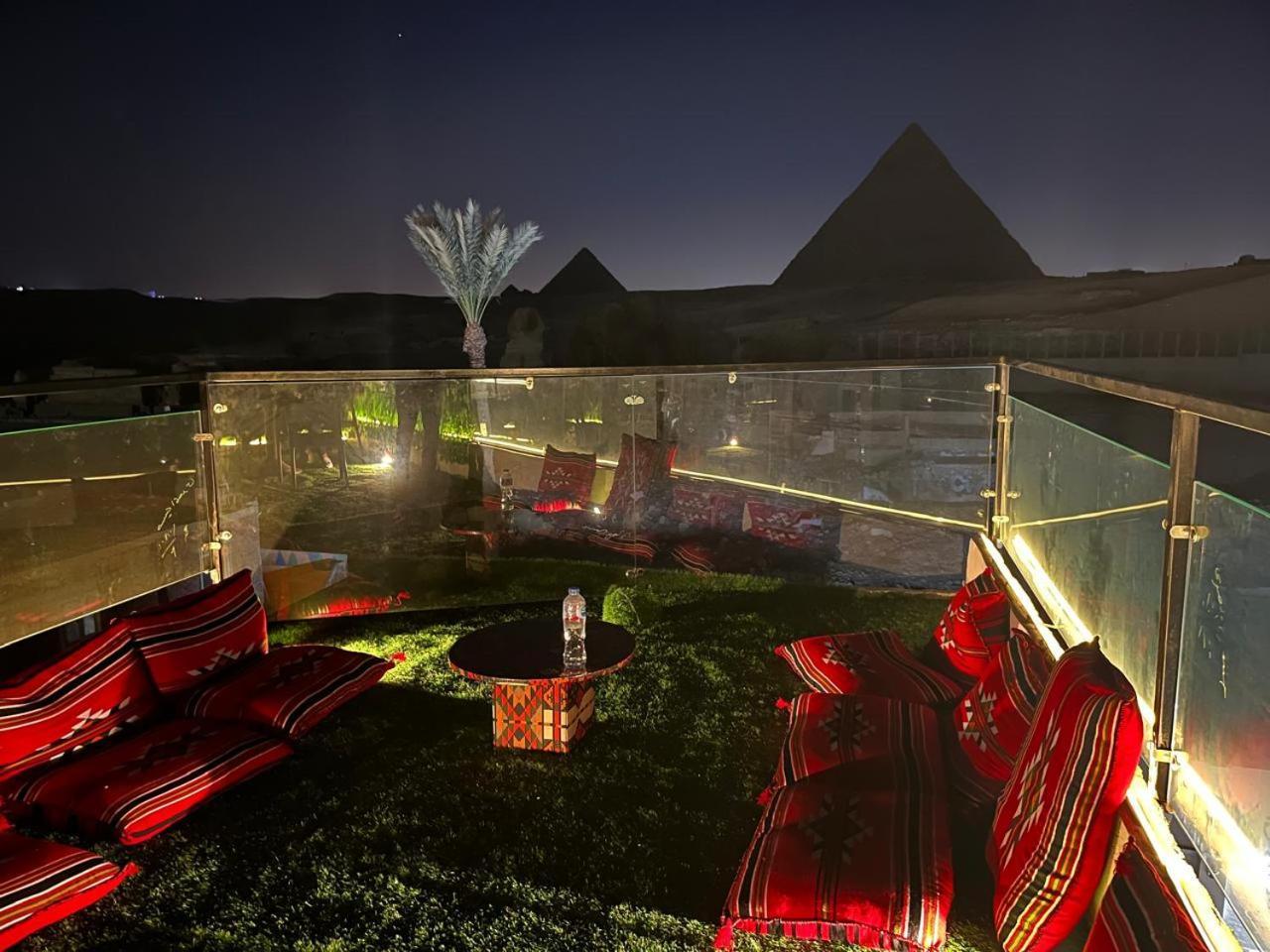 Kemet Pyramids Room View Kairo Bagian luar foto