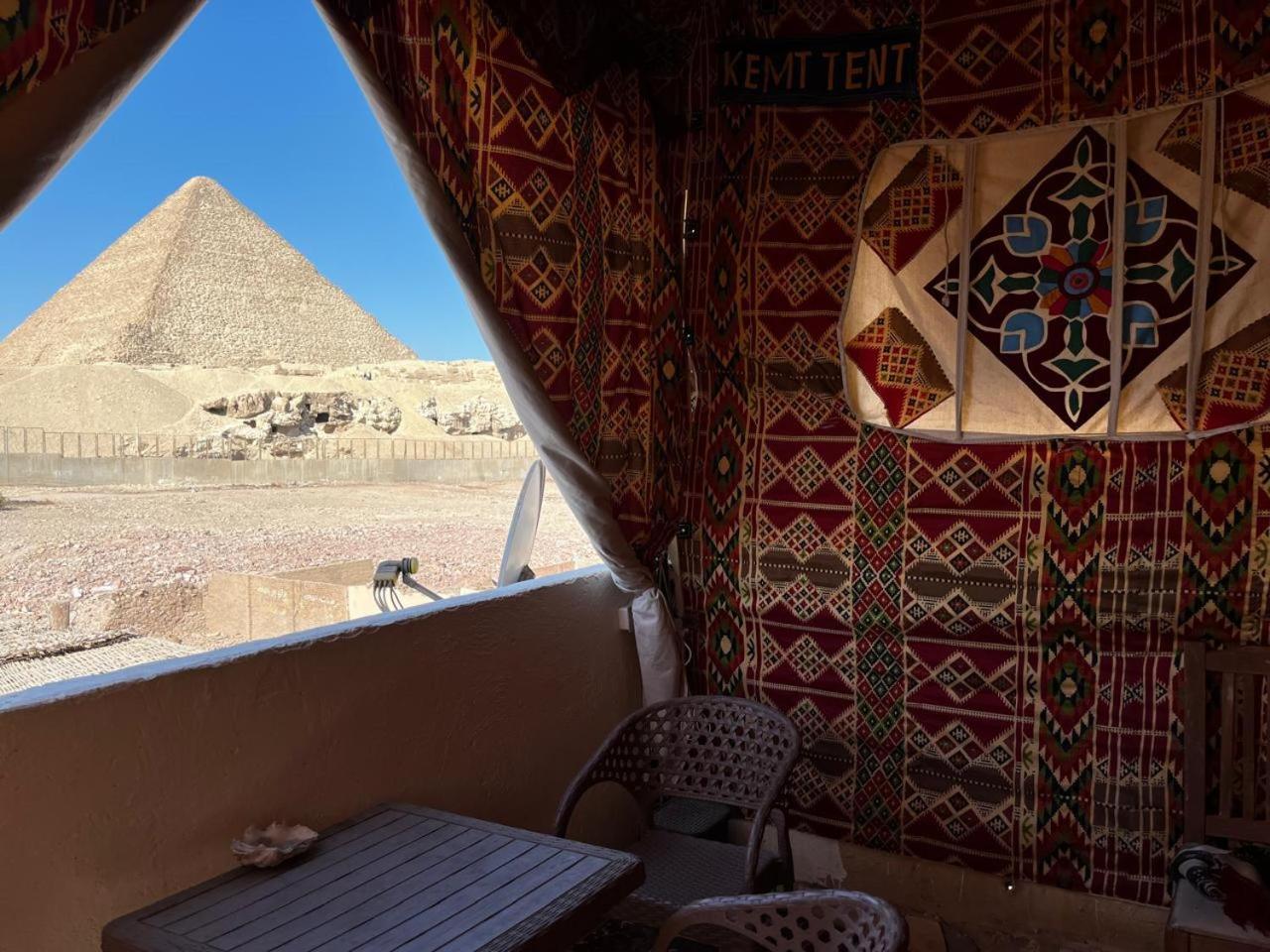 Kemet Pyramids Room View Kairo Bagian luar foto