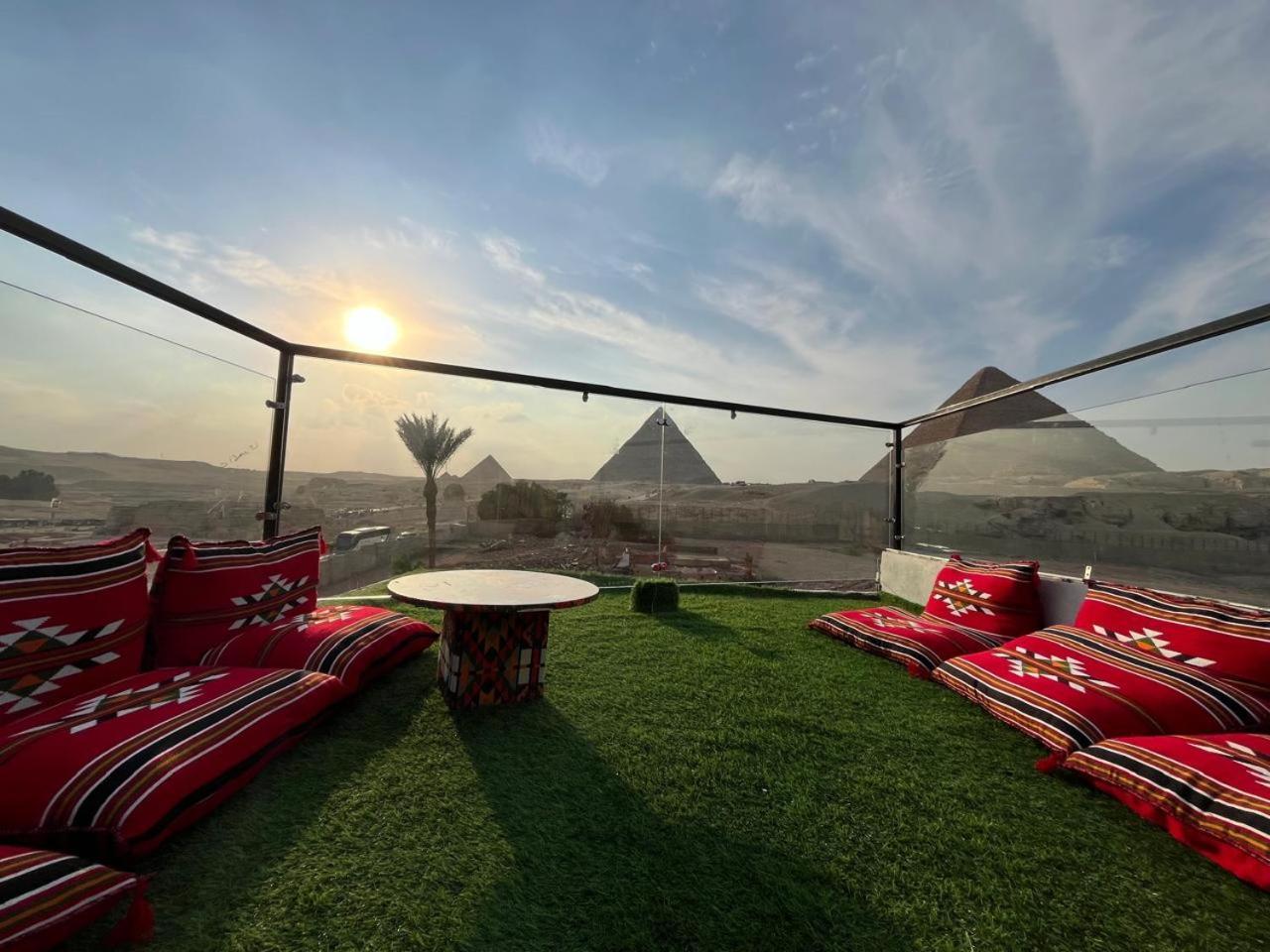 Kemet Pyramids Room View Kairo Bagian luar foto